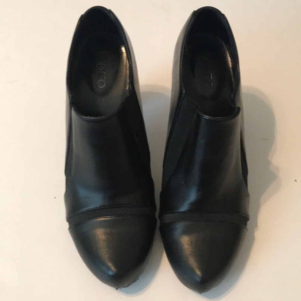 Black ankle boots
